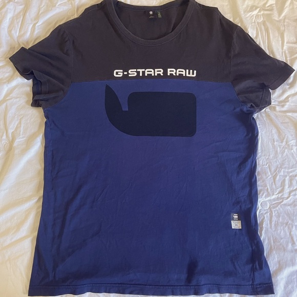 T-shirt G-Star black and blue XL(US) - Picture 1 of 2